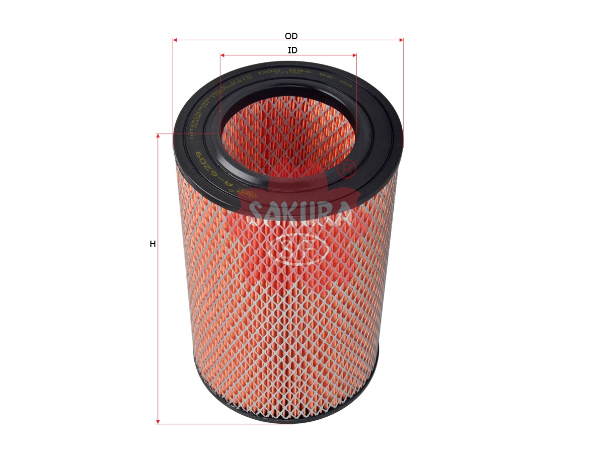 FA-6209 Sakura A-6209 Air Filter 0000-945804 / A146 - Image 1
