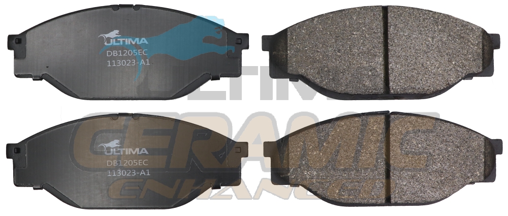 DB1205EC Ultima Enhanced Ceramic Brake Pads (F) suit Toyota Hiace LH1/ RZHI - Image 1