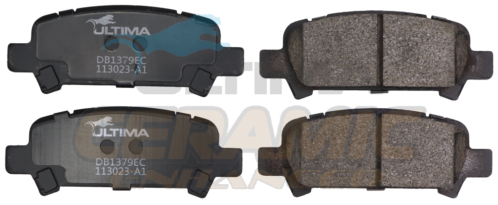 DB1379EC Ultima Enhanced Ceramic Brake Pads (R) suit Subaru Forester/ Impreza/ Liberty/ Outback - Image 1