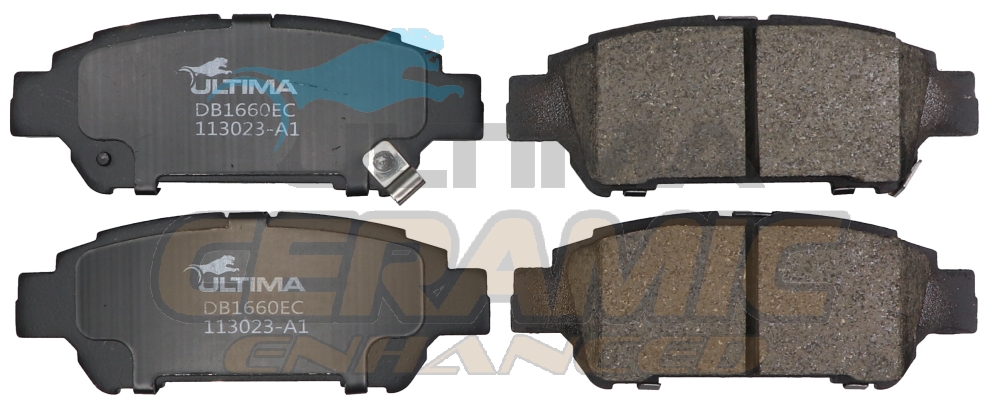 DB1660EC Ultima Enhanced Ceramic Brake Pads (R) suit Toyota Tarago ACR30 - Image 1