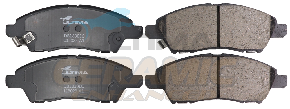 DB1830EC Ultima Enhanced Ceramic Brake Pads (F) suit Nissna Tiida C11/ Almera N17/ Micra K13 - Image 1