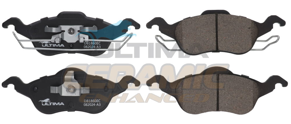 DB1860EC Ultima Enhanced Ceramic Brake Pads (F) suit Ford Focus - Image 1