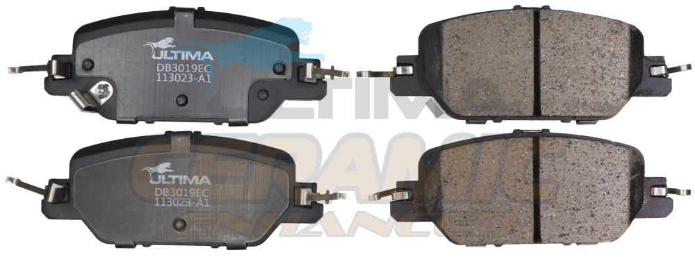 DB3019EC Ultima Enhanced Ceramic Brake Pads (R) suit Honda CRV RW 2017-ON - Image 1