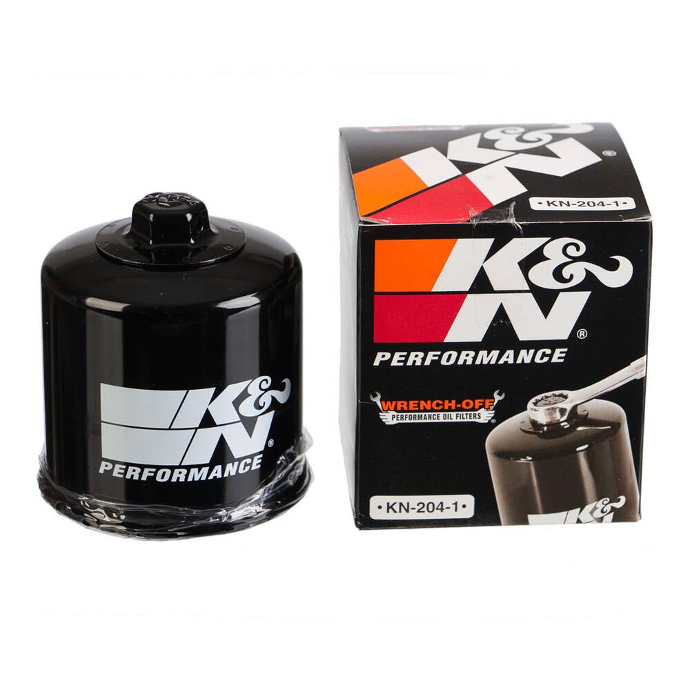 KN-204 K&N Spin-on Oil Filter KN204 Black - Image 1
